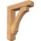 Ekena Millwork Imperial Craftsman Smooth Bracket w/ Offset Brace, Western Red Cedar, 5 1/2"W x 22"D x 26"H BKT0604X22X26IMP04SWR - alternate 1